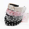 Ivyu Headbands Women Hair Head Bands 6 Pcs Pearl Knotted Head Bands Cute Velvet Top Knot Turban Hairbands Fashion Girls