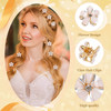 10 Pcs Mini Diamond Hair Claw ClipsSmall Hair Clips Flower Hairpins Hair Accessories for WomenGirlsSweet Mini Barrettes