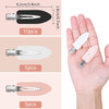 Gingbiss 20 Pcs No Bend Hair Clips No Crease Hair Clips Curl Pin Clips with Storage Box for Hairstyle Bangs Waves Makeup