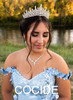 COCIDE Silver Tiara and Crown for Women Crystal Queen Crowns Rhinestone Princess Tiaras for Girl Bride Wedding Hair Acce