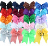 Hipcheer 20pcs 8 Large Cheer Bows for Girls Handmade Grosgrain Ribbon Hair Accessories for Teen Girls Softball Cheerlead