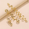 FRDTLUTHW 18Pcs Hair Accessories Loc Hair Jewelry for Women Braids Dreadlock Beads Metal Hair Clips Decoration GoldMulti