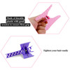 BAHABY Hair Clips for Styling Sectioning 12 Pack Pink Purple Blue Butterfly Clamps Hair Claw Clips Pro Salon Hair Clips