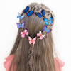 DEEKA Butterfly Hair Clips Small Realistic Colorful Handmade 90s Hair Clips Barrette Hair Accessories for Women and Girl