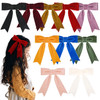 10Pcs 5 Velvet Hair Bows Girls Hair Clips Ponytail Holder Accessories for Women Girls Toddlers