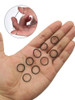 Mini Rubber Bands Soft Elastic Bands Premium Small Tiny Black Rubber Bands for Kids Hair Braids Hair Wedding Hairstyle 1