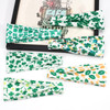 6 Pack St Patricks Day Headbands Green Shamrock Hairbands for Women Men No Slip Sweat Wicking Workout Headband for Yoga