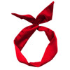 HYFEEL Wire Headbands for Women Knotted Bows Cute Fashion Plain Twisted Satin Ribbon Girls Hair Scarf Accessories Solid