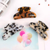 3PCS Stylish Celluloid Hair Claws Barrettes Tortoise Shell Claws Banana Clips tortoise Hair ClipsLeopard print Large Fas