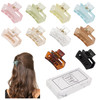 Small Tiny Claw Hair Clips for Women Girls for ThinMedium Thick Hair 15 Inch Mini Hair Jaw Clips Matte Rectangle Nonslip