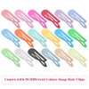 Snap Hair Clips Hair Barrettes for Girls Anezus 80 Pcs 2 Inch NonSlip Barrettes Hair Accessories for Girls Women Kids Te