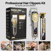 HIENA PRO Hair Clippers for Men TBlade Trimmer Set Men Professional Cordless Rechargeable Barber Hair Clippers Set with