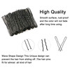 U Shaped Hair Pins Sevensun 100PCS Ladies Hair Bun HairPin With Storage Box 24Inches Black