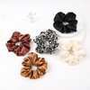 Scrunchies Hair Ties Elastics Bands Ponytail Holder Pack of Neutral Scrubchy Hair Accessories Women Girls Big 4 Color Mi