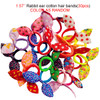 Himeeu 30 PCS Girls Rabbit Ear Hair Ties for Toddlers 20 PCS Mini Cotton Hair Bands Women No Snagged Ponytail Holders Co
