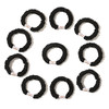 Hair Ties Silk Satin Scrunchies Small Mini Thin Elestics Ponytail Holder Hair Bands Skinny Scrunchy For Thick Curl Hair