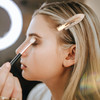 Magicsky 8PCS No Crease Hair ClipsRhinestone No Bend Flat BarrettesDiamond Metal Pin for Makeup BangStyling Tool for Wom