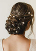 SWEETV 18Pcs Pearl Wedding Hair Pins Bridal Hair Pins Set Wedding Hair Accessories for Brides