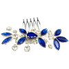 PRETTYLIFE Crystal Bride Wedding Hair Comb Silver Vine Bridal Hair Accessories Party Prom Hair Piece for Women and Girls