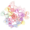 Tulle Glitter Hair Bows for Girls BETITETO 15 Pieces Cute Handmade Flower Rhinestone Alligator Hair Clips Nonslip for ki