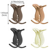 8 Pcs Matte Ponytail Holder Hair Claw Clips Bun Hair Braiding Hair Clips Strong Hold French Barrettes Fine Hair Jaw Clip