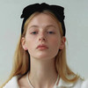 YERTTER Dainty Black Velvet Knot Bow Turban Wide Headbands Yoga Thick Headbands Wide Hairbands Headband Headwrap Hair Ba