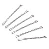 Dofash 5cm Waves Silver Long Bobby Pins for Thick Hair Pins for Women Bulk Hair Pins Mini Bobby Pins Large Package Gray