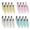 32 Pcs No Bend Hair Clips No Crease Hair Clips for Hair Styling and Makeup Application with Storage BoxMIAC