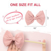 YanJie 45 Nylon Bow Headbands for Baby Girls Handmade Tied Bows Hair Accessories for Infants and Toddlers 10 Pieces