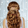 Chinese Hair Accessories for Wedding Red Tassel Gold Hanfu Pins Pearl Flower Hair Pins Hair Chopsticks Hair Styling Vint