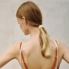 10 Pcs Acrylic Cuff Hair Ties Elastics Ponytail Holders Hair Bands Ropes French Elastic Rubber Band Hair Cuff Wrap Ponyt