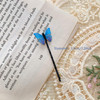 DIYstore 24 Pcs Blue Butterfly Hair Clips Mini Bangs Clips NonSlip Hair Clips Barrette Clip Hair Accessories for Girls a