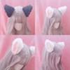 Cat Ears Hair Clips Fox Ears Barrettes Women Furry Fur Cat Headpiece Holiday Hair Pins Sweet Halloween Party Decoration