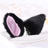 Cat Ears Hair Clips Fox Ears Barrettes Women Furry Fur Cat Headpiece Holiday Hair Pins Sweet Halloween Party Decoration
