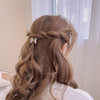 Mini Pearl Hair Barrettes for Women Girls 10pcs Sweet Artificial Pearl Hair Clips Flower Pins Clips for Party Wedding Da
