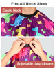 Kids Barber Cape with Neck Duster Brush Professional Salon Hair Cutting Cape with Adjustable Snap ClosureCartoon Dinosau