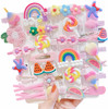 28 PCS Cute Hair Clips Fashion Girls Hair Accessories Flower Fruit Colorful Rainbow Candy Dessert Lovely Animal Barrette