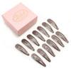 Dofash 20Pcs 5CM2IN Metal Brown Snap Hair Clips for Women Small Hair Clips for thick Hair Barrettes Hair Clups Hair Acce