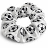 Soccer Scrunchie Soccer Hair Accessories for Girls Premium Velvet No Crease Soccer Hair Scrunchies Gift for Girls Soccer