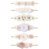 BFNAAgirl Baby Girl Headbands Nylon Flower Elastic Hairbands 6pcs Hair Accessories Gift for Newborn Infant Toddlers