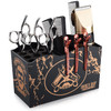 Noverlife Barber Scissors Holder Box Professional Salon Hairdressing Scissors Rack Holder Storage Organizer for Hairstyl