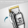 Hatteker Hair Cutting Kit Pro Hair Clippers for Men Professional Barber Clippers IPX7 Waterproof Cordless Beard Hair Tri