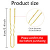 330 Count U Shaped Hair Pins Blonde YINGFENG 24inch Gold Bun Pins Bun Hair Pins for Women Girls with Storage Box Hair Ac