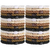 Hair Ties for Women Girls Funtopia 30 Pcs Elastics Hair Bands Ponytail Holders for Thick Hair No Damage No Crease Hair E