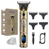 AMULISS Professional Mens Hair Clippers Zero Gapped Cordless Hair Trimmer Professional Haircut Grooming Kit for Men Rech