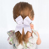 CN Large Cheer bow 8 Girls Ponytail Holders Jumbo Teams Cheerleaders Hair Bows Competition Sports Elastic Hair Ties Acce