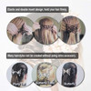 Magic Hair Combs 3 pcs Vintage Bead Stretchy Magic Clips Double Hair Clip Hairpins Crystal Stretch Pearls Hair Accessori