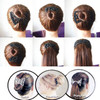 Magic Hair Combs 3 pcs Vintage Bead Stretchy Magic Clips Double Hair Clip Hairpins Crystal Stretch Pearls Hair Accessori