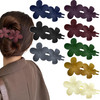 8 PACK Flower Alligator Hair Clips Matte Curved Hair Claw No Slip Hair Clips Volume Strong Hold Clip Hair Claw Hair Acce