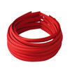 Candygirl Girls DIY Satin Covered Headbands for Women Thin Plastic Red Head Bands for crafts Valentines Christmas Gift
